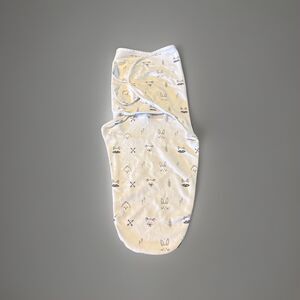 Kea Babies Swaddle Baby Size 0-3 Months White And Gray Sleep Sack